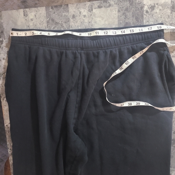 PINK Victoria's Secret Black Sweatpants Relaxed Fit Joggers XXL - Picture 4 of 6